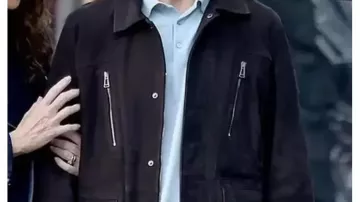 Black Jacket of Simon (James Nesbitt) as seen in Run Away (S01)