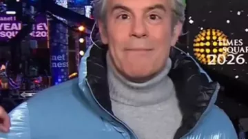 Andy Cohen New Years Eve Jacket of Andy Cohen in Watch What Happens Live with Andy Cohen