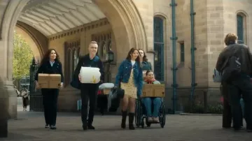 Roller Scalloped Lace Up Trainer worn by Ingrid Greene (Minnie Driver) as seen in Run Away (S01E04)