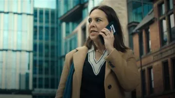 Reiss Nina Sweater worn by Yvonne (Ingrid Oliver) as seen in Run Away (S01E05)