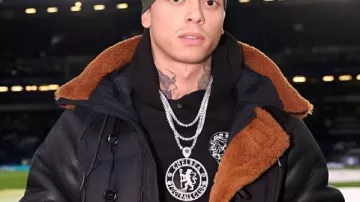 Premier League Rapper Central Cee Black Puffer Jacket