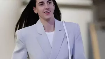 Caitlin Clark Fever Wings Gray Suit