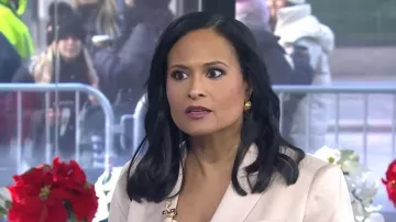 Veronica Beard Tomi Dickey Jacket worn by Kristen Welker as seen in Today on January 1, 2026