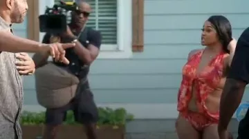 Fashion Nova Romper Overol Vacation worn by Star as seen in Caught in the Act: Unfaithful (S04E06)