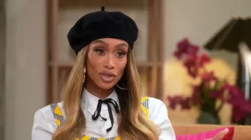 Lulus 'C'est Magnifique Black Beret worn by Tami Roman as seen in Caught in the Act: Unfaithful (S04E08)