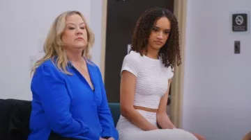 Princess Polly Terah Set White worn by Kaeli Ware as seen in Dance Moms: A New Era (S02E01)