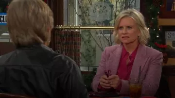 Veronica Beard Beacon Dickey Jacket worn by Mary Beth Evans as seen in Days of our Lives on December 15, 2025
