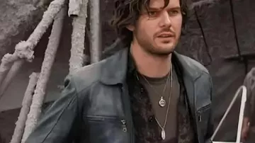 Return To Silent Hill 2026 James Sunderland Leather Jacket worn by James Sunderland (Jeremy Irvine) as seen in Return to Silent Hill