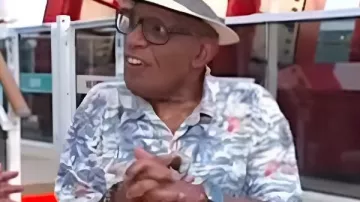 The Today Show 2025 Al Roker Hawaiian Print Shirt worn by Al Roker as seen in Today