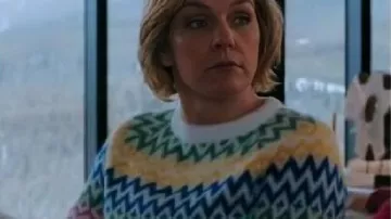 Knit Sweater worn by Carol Sturka (Rhea Seehorn) as seen in Pluribus