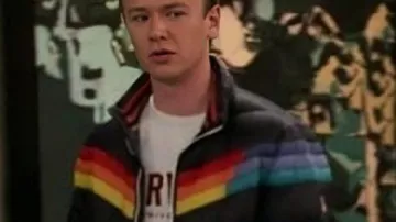 Rainbow Stripe Jacket worn by Anders Keith in Frasier 2023 - Bad Joke