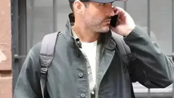 CIA 2026 Hart Hoxton Grey Cotton Jacket worn by (Hart Hoxton) in CIA