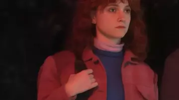 Stranger Things S05 Natalia Dyer Brown Jacket worn by (Natalia Dyer) in Stranger Things: The Rightside Up