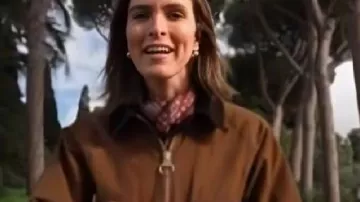 Brown Barn Jacket worn by Molly Hunter in Molly Hunter 03 27 2025