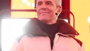 New Year’s Eve Andy Cohen White Jacket of Andy Cohen in Watch What Happens Live with Andy Cohen