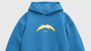 Seen x Chargers Sorry I Was Bolting Up Blue Hoodie
