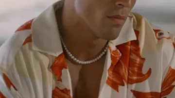 The Mole S2 Tony Castellanos Fish Print Shirt worn by (Antonio Alejandro Castellanos) in The Mole (S02)