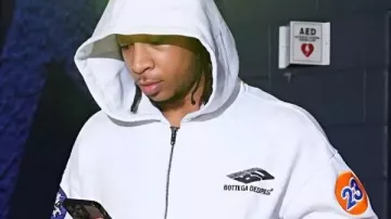 JD Davison Houston Rockets White Hoodie