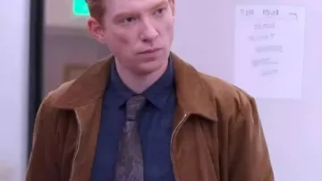 The Paper S01 Domhnall Gleeson Corduroy Jacket worn by Ned Sampson (Domhnall Gleeson) in The Paper (S01)