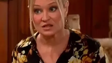 TYATR 2026 Sharon Newman Floral Blouse as seen in The Young and the Restless