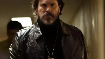 Dead Man’s Wire Michael Grable Leather Jacket worn by (Cary Elwes) as seen in Dead Man's Wire