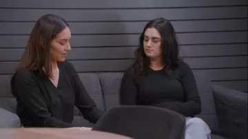 Skims Long Sleeve T Shirt worn by Tammi Brudner as seen in Dance Moms: A New Era (S02E04)