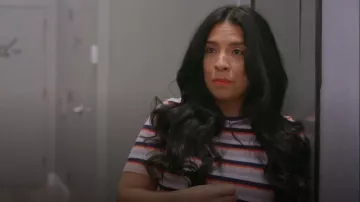 Forever 21 Stripe Top worn by Roxce Castillo as seen in Dance Moms: A New Era (S02E04)