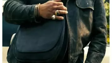 Leather Jacket worn by Jonny (Jason Momoa) in The Wrecking Crew