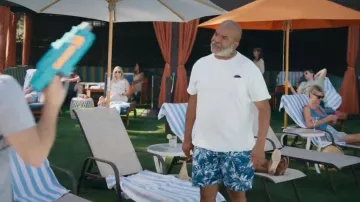 Polo Ralph Lauren Palm Island Swim Shorts worn by Ron Leonard (David Alan Grier) as seen in St. Denis Medical (S02E04)