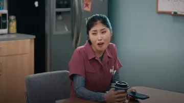 Rag & Bone Miramar Long Sleeve Tee worn by Serena (Kahyun Kim) as seen in St. Denis Medical (S02E08)