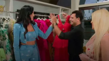 Romi Runway Brittney Energy Pants Bra worn by Ro-mina Ustayev as seen in Members Only: Palm Beach (S01E01)