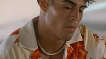 The Mole Treasure Island Tony Castellanos Fish Printed Shirt as seen in The Mole (S02)