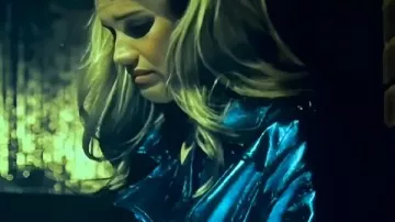 Superman 2025 Sara Sampaio Blue Coat as seen in Superman