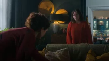 H&M Sheer Mohair-blend Jumper worn by Harper Fenn (Hazel Doupe) as seen in Sanctuary: A Witch's Tale (S02E02)
