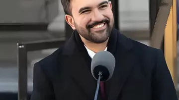 Zohran Mamdani Inauguration Ceremony 2026 Black Coat in The Inauguration of a New Era
