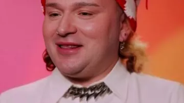 Rupauls Drag Race S18 Jane Don’t White Graphic Shirt as seen in RuPaul's Drag Race (S18)