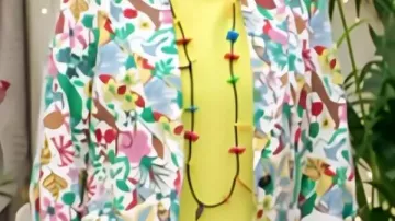 Floral Blazer worn by Prue Leith in The Great British Bake Off