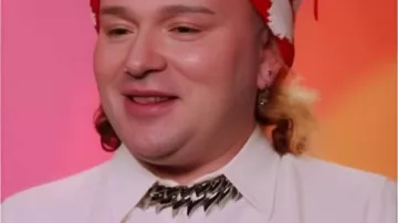 Rupauls Drag Race S18 Jane Don’t White Graphic Shirt as seen in RuPaul's Drag Race