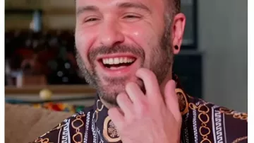 Lakefront Luxury 2026 Chain Print Shirt as seen in Lakefront Luxury