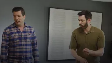 MR P Open-knit Cotton And Lyocell-blend Shirt worn by Drew Scott as seen in Celebrity IOU (S11E01)