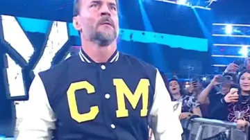 CM Punk Steiner Bros Varsity Jacket of CM Punk in WWE Raw