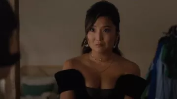 Guzema Flats Choker Diamonds worn by Mindy Chen (Ashley Park) as seen in Emily in Paris (S05E07)