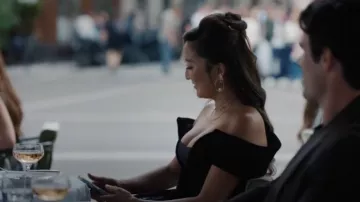 Guzema Butterfly Ring in Yellow Gold worn by Mindy Chen (Ashley Park) as seen in Emily in Paris (S05E07)