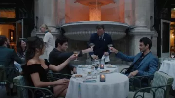 String Ting Beary Pastel Drip Wristlet Phone Strap worn by Mindy Chen (Ashley Park) as seen in Emily in Paris (S05E07)