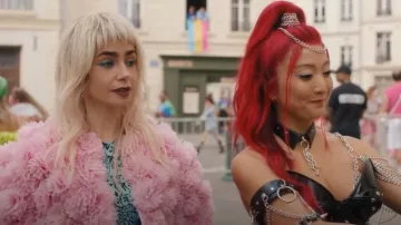 Mara Paris Memories Earring in Silver worn by Mindy Chen (Ashley Park) as seen in Emily in Paris (S05E07)