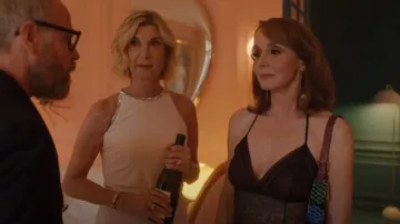 Madina Visconti Astri Drop Earrings in Bronze worn by Sylvie Grateau (Philippine Leroy-Beaulieu) as seen in Emily in Paris (S05E07)