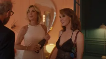 Fendi Multicolor Beaded Baguette worn by Sylvie Grateau (Philippine Leroy-Beaulieu) as seen in Emily in Paris (S05E07)