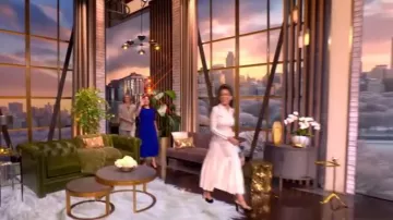 Zimmermann Rebellion Striped Knit Midi Skirt worn by Sunny Hostin as seen in The View on January 5, 2026