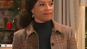 Beyond The Gates 2026 Naomi Hamilton Plaid Jacket as seen in Beyond the Gates