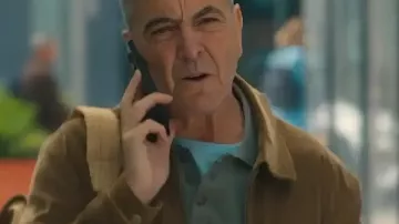 Run Away S01 James Nesbitt Brown Jacket worn by Simon (James Nesbitt) as seen in Run Away (S01E06)